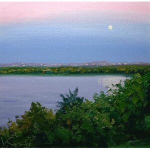 Evening by the river.